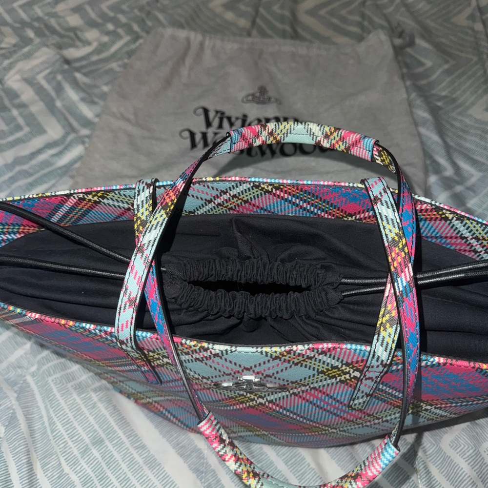 Authentic Vivienne Westwood MacAndy Tartan Tote Bag - Polly - Picture 3 of 8